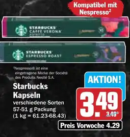 AEZ Starbucks Kapseln Angebot