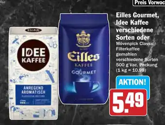 AEZ Eilles Gourmet, Idee Kaffee verschiedene Sorten oder Angebot