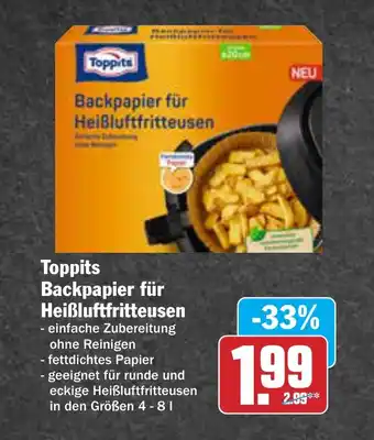 AEZ Toppits Backpapier für Heißluftfritteusen Angebot