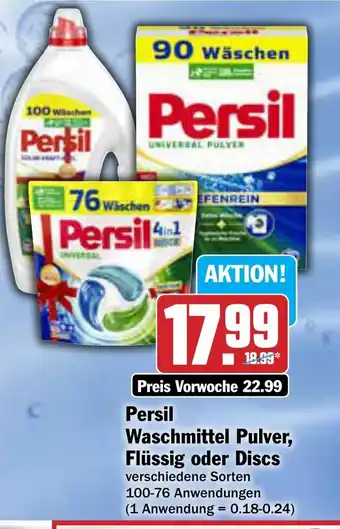 AEZ Persil Waschmittel Pulver, Flüssig oder Discs Angebot