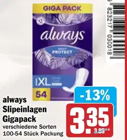 AEZ always Slipeinlagen Gigapack Angebot