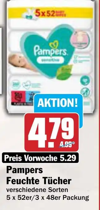 AEZ Pampers Feuchte Tücher Angebot