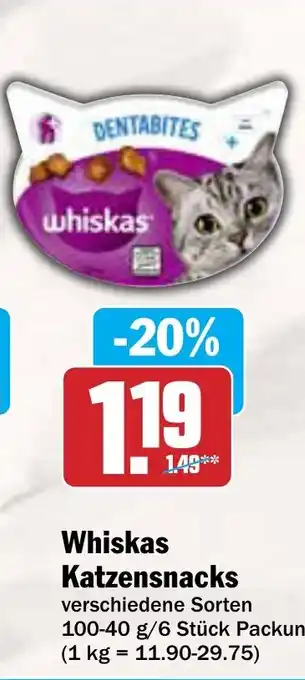 AEZ whiskas Katzensnacks Angebot