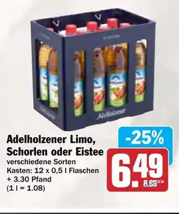 AEZ Adelholzener Limo, Schorlen oder Eistee Angebot