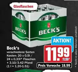 AEZ BECK'S Angebot