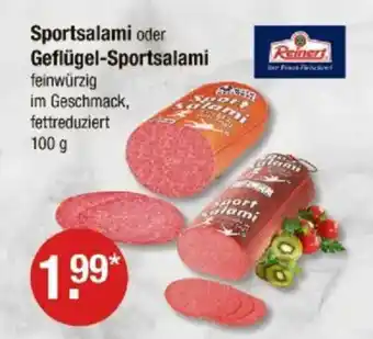 V Markt Sportsalami oder Geflügel-Sportsalami Angebot