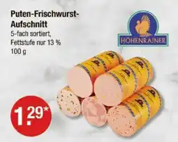 V Markt Puten-Frischwurst- Aufschnitt Angebot