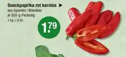 V Markt Snackpaprika rot kernlos Angebot