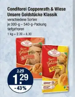 V Markt Conditorei Coppe Unsere Goldstücke Klassik nrath & Wiese Angebot