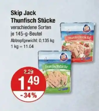 V Markt Skip Jack Thunfisch Stücke Angebot