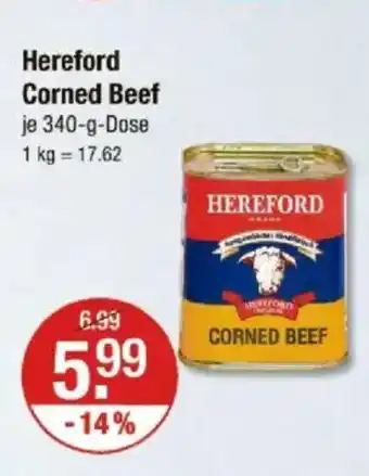 V Markt Hereford Corned Beef Angebot