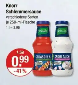 V Markt Knorr Schlemmersauce Angebot