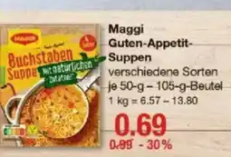 V Markt Maggi Guten-Appetit- Suppen Angebot