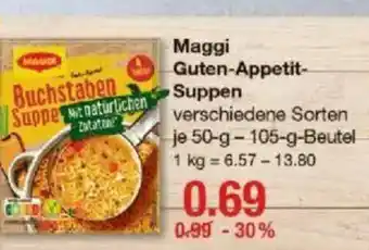 V Markt Maggi Guten-Appetit- Suppen Angebot