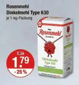 V Markt Rosenmehl Dinkelmehl Type 630 Angebot