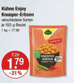 V Markt Kühne Enjoy Knusper-Erbsen Angebot