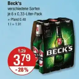 V Markt Beck's Angebot