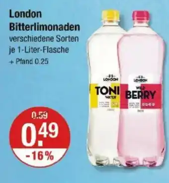 V Markt London Bitterlimonaden Angebot