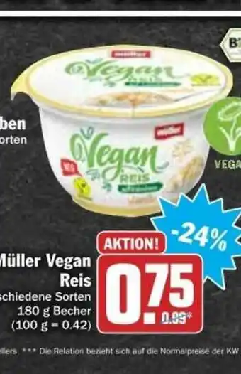 dodenhof Müller Vegan Reis Angebot