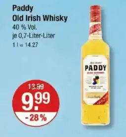 V Markt Paddy Old Irish Whisky Angebot