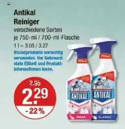 V Markt Antikal Reiniger Angebot