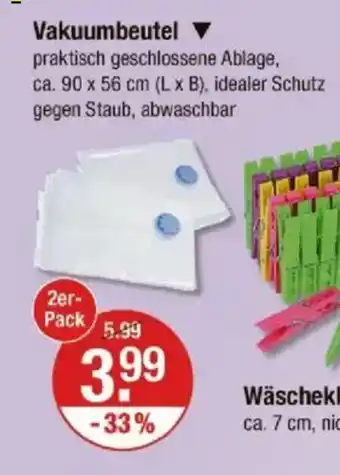 V Markt Vakuumbeutel Angebot