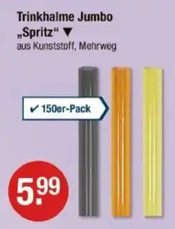 V Markt Trinkhalme Jumbo „Spritz" ▼ Angebot