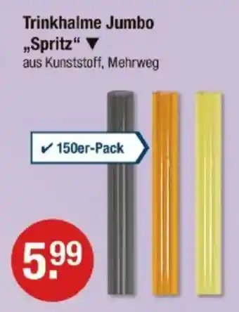 V Markt Trinkhalme Jumbo „Spritz" ▼ Angebot