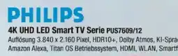 V Markt PHILIPS 4K UHD LED Smart TV Serie PUS7609/12 Angebot