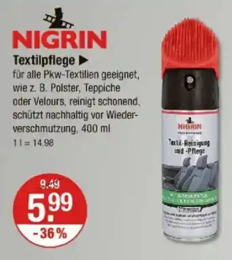 V Markt NIGRIN Textilpflege Angebot