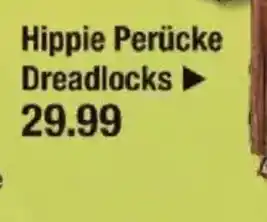 V Markt Hippie Perücke Dreadlocks Angebot