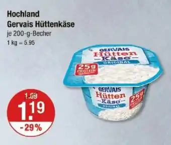 V Markt Hochland Gervais Hüttenkäse Angebot