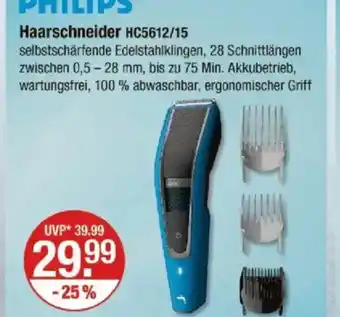 V Markt PHILIPS Haarschneider HC5612/15 Angebot