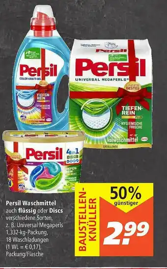 Marktkauf Persil Waschmittel Auch Flüssig Oder Discs Angebot