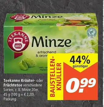 Marktkauf Teekanne Kräuter Oder Früchtetee Angebot