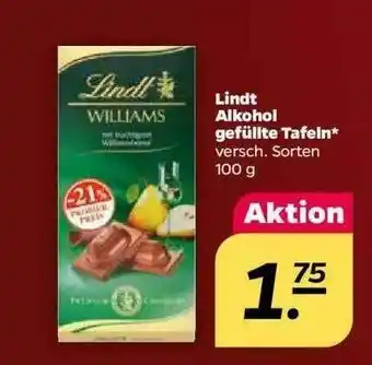 NETTO Lindt Alkohol Gefüllte Tafeln Angebot