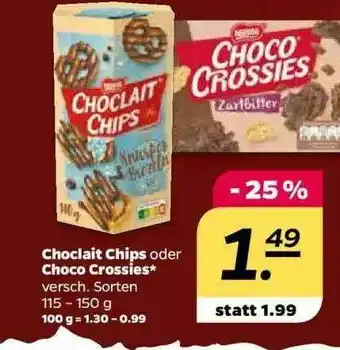 NETTO Choclait Chips Oder Choco Crossies Angebot