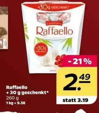 NETTO Raffaello + 30 G Geschenkt Angebot