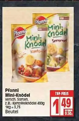 E Reichelt Pfanni Mini Knödel Angebot