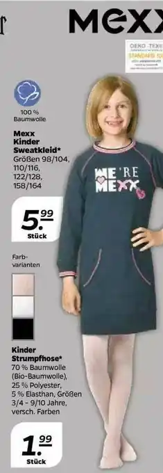 NETTO Mexx Kinder Sweatkleid Angebot