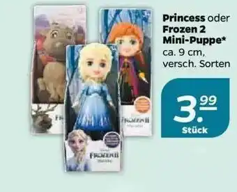 NETTO Princess Oder Frozen Mini-puppe Angebot