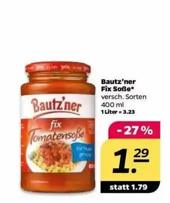 NETTO Bautz'ner Fix Soße Angebot