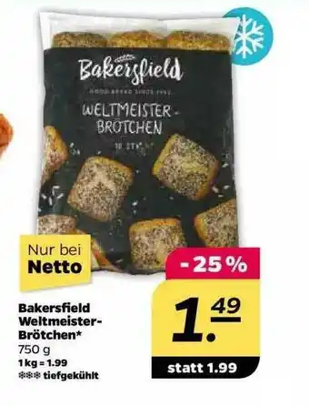 NETTO Bakersfield Weltmeister Brötchen Angebot