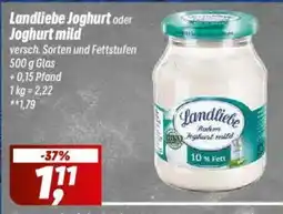 Simmel Landliebe Joghurt oder Joghurt mild Angebot