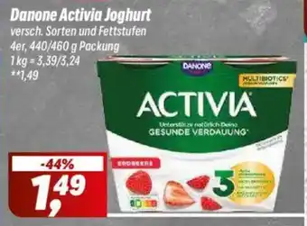 Simmel Danone Activia Joghurt Angebot