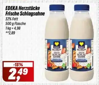 Simmel EDEKA Herzstücke Frische Schlagsahne Angebot