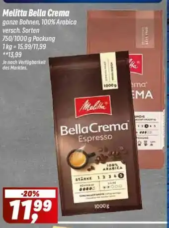 Simmel Melitta Bella Crema Angebot