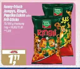 Simmel funny-frisch Jumpys, Ringli, Paprika Ecken oder Frit-Sticks Angebot