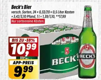 Simmel Beck's Bier Angebot