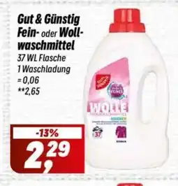 Simmel Gut & Günstig Fein- oder Woll- waschmittel Angebot